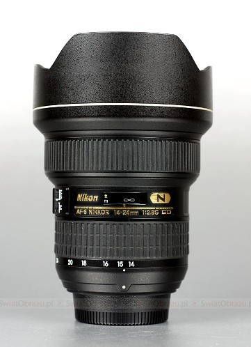 AF-S NIKKOR 14-24mm f/2.8G ED Nikon obiektyw lens fotografia aberracja dystorsja review test opinia nikkor nikon D3 D3X aparat korpus SWM stabilizacja szerokokątny soczewka filtr