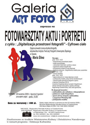 Akt i portret - warsztaty fotograficzne