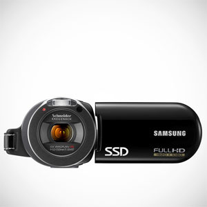 Pierwsza na świecie kamera z pamięcią SSD - Samsung HMX-H105