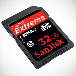 Jeszcze szybciej - 32GB SanDisk Extreme SDHC