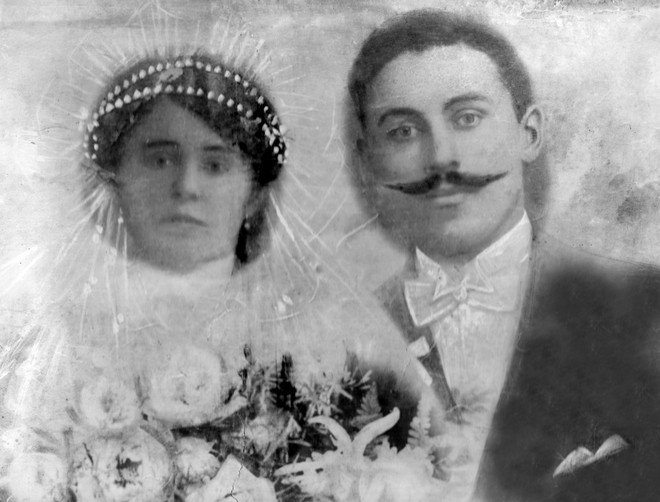 ślub w Lesie Kr&oacute;lewskim w 1916-1918