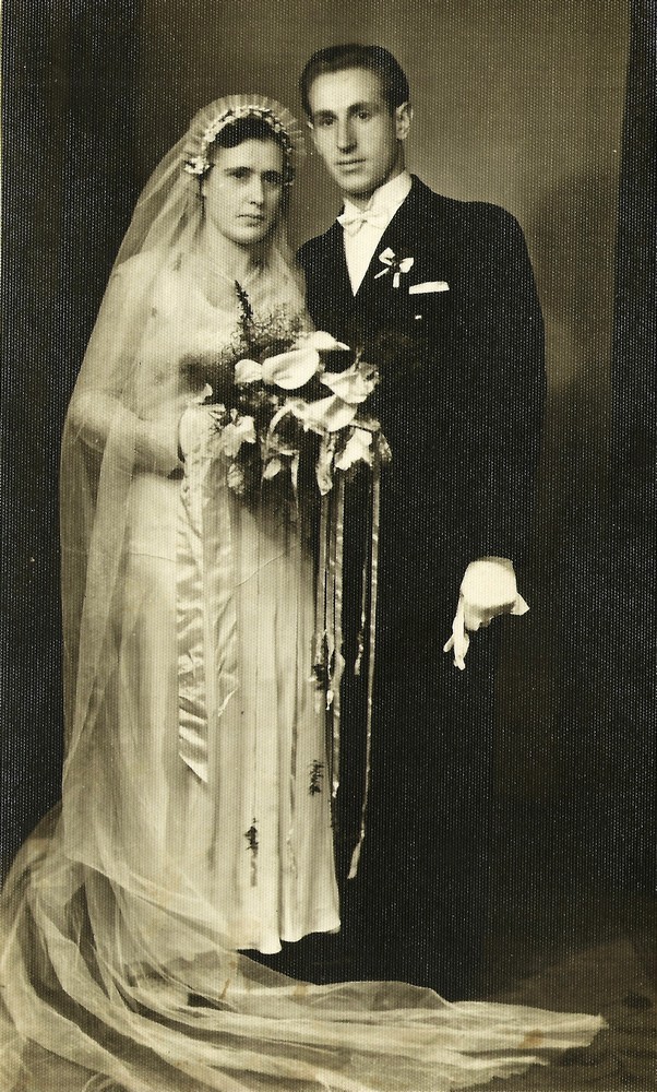 ślub rodzic&oacute;w z 1947 r w Łodzi