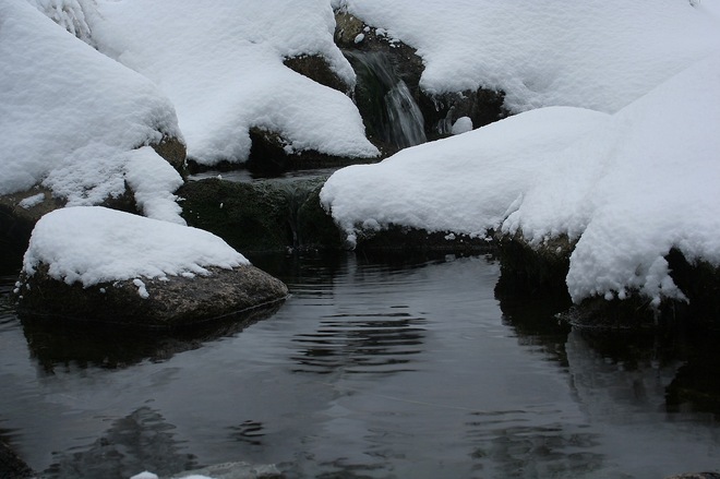 Zimowy potok