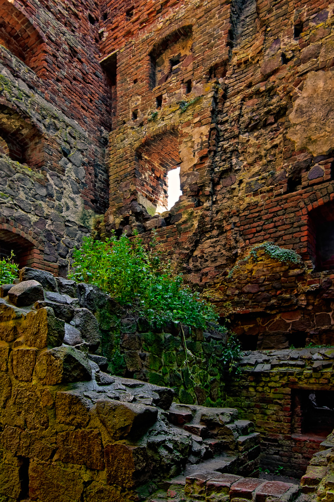 Ruiny zamku Hammershus.