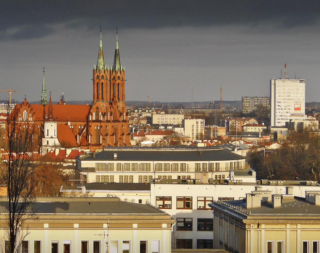 Białystok - panorama miasta 