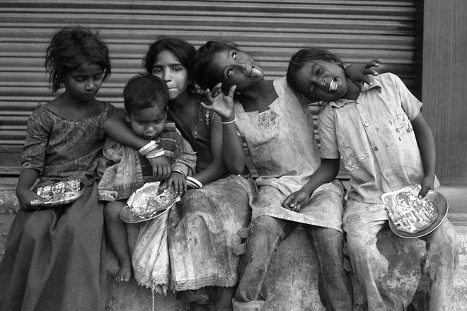 Indyjskie dzieci ze slums&oacute;w