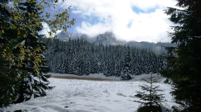 Pierwszy dzień zimy w Tatrach 8 październik 2011r.
