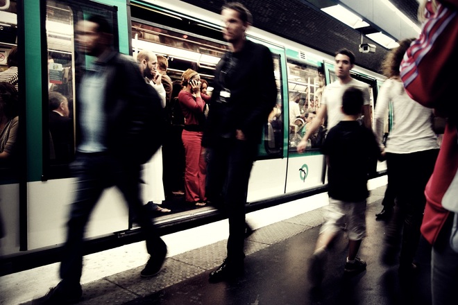 Paryskie metro.