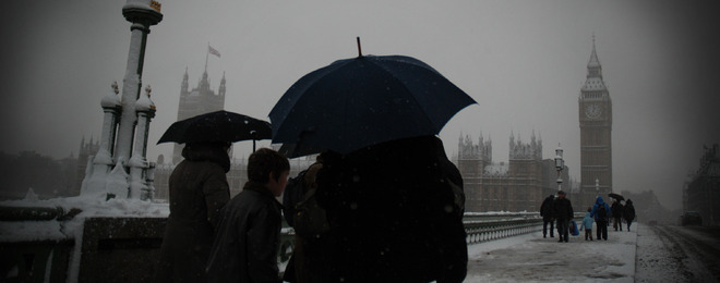  lovely snowy day in london...;;) II 