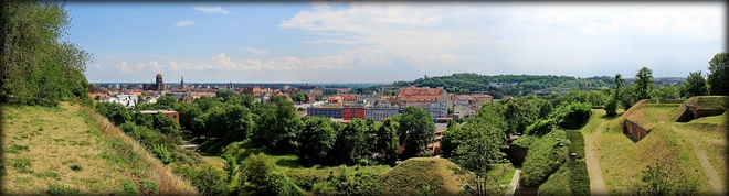 Gdańsk - widok z G&oacute;ry Gradowej 2...