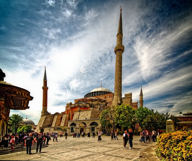 Hagia Sophia - meczet w Stambule. Turcja.