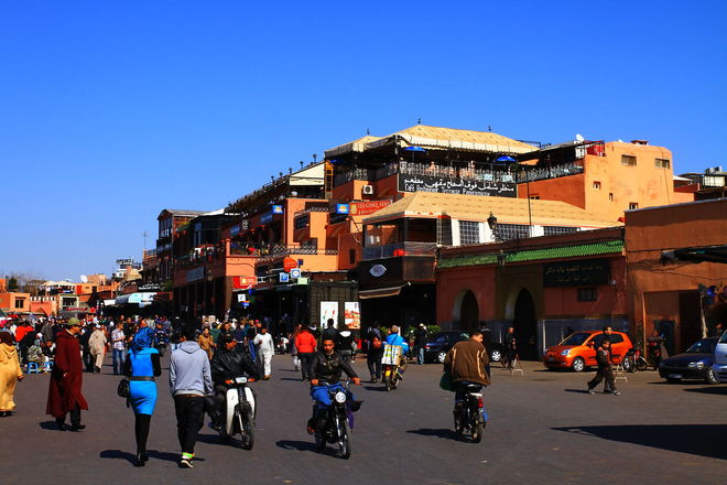 Jemaa el fna Marrakesz
