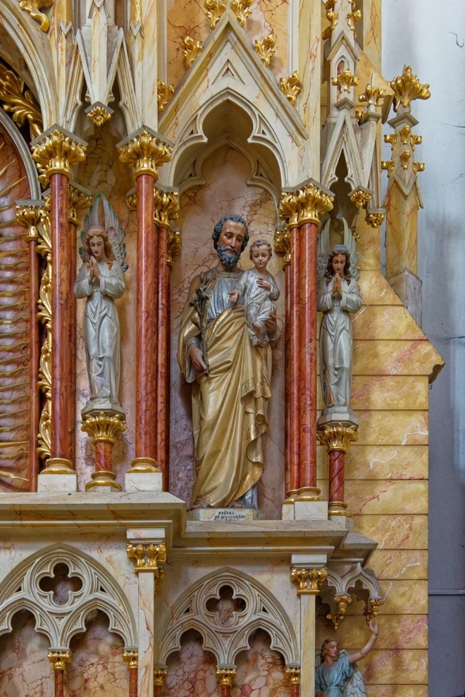 św. J&oacute;zef, ołtarz w Archikatedrze Białystockiej