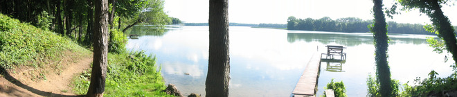 panorama - widok na jezioro )
