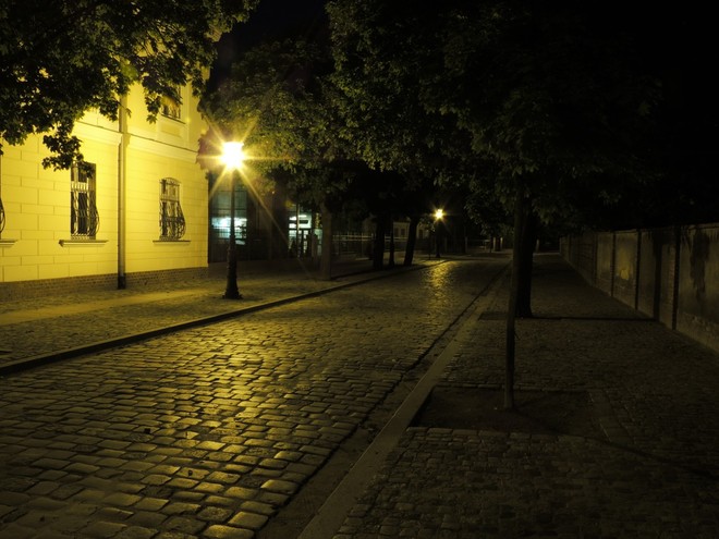 Poznań-nocą