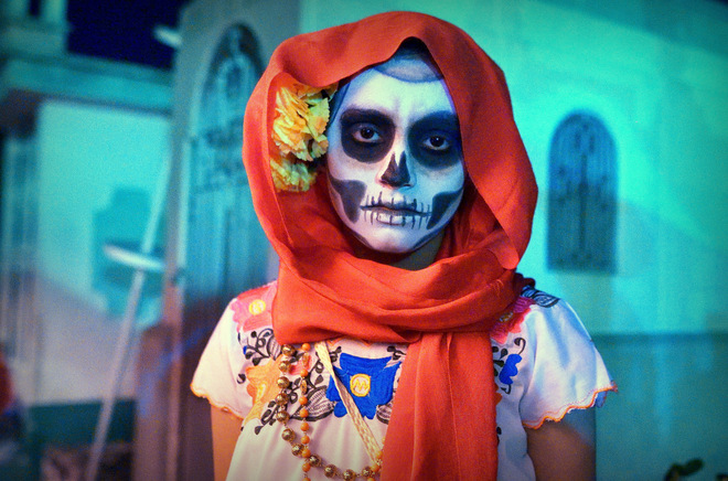 Makijaż na Dzień Zmarłych Meksyk