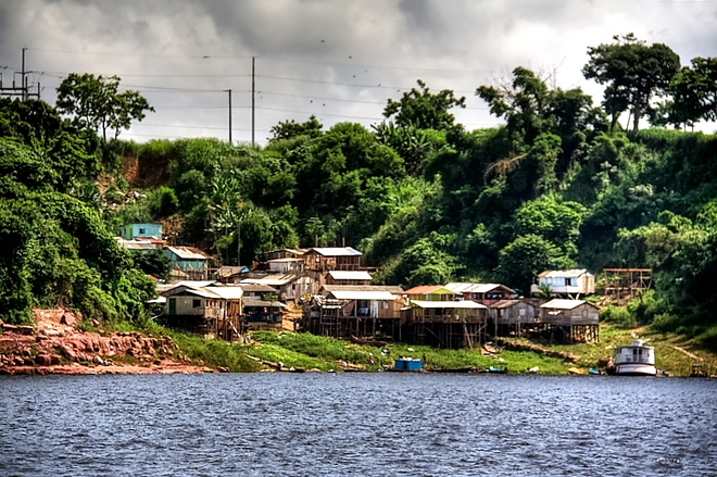 Manaus widziany od Rio Negro I
