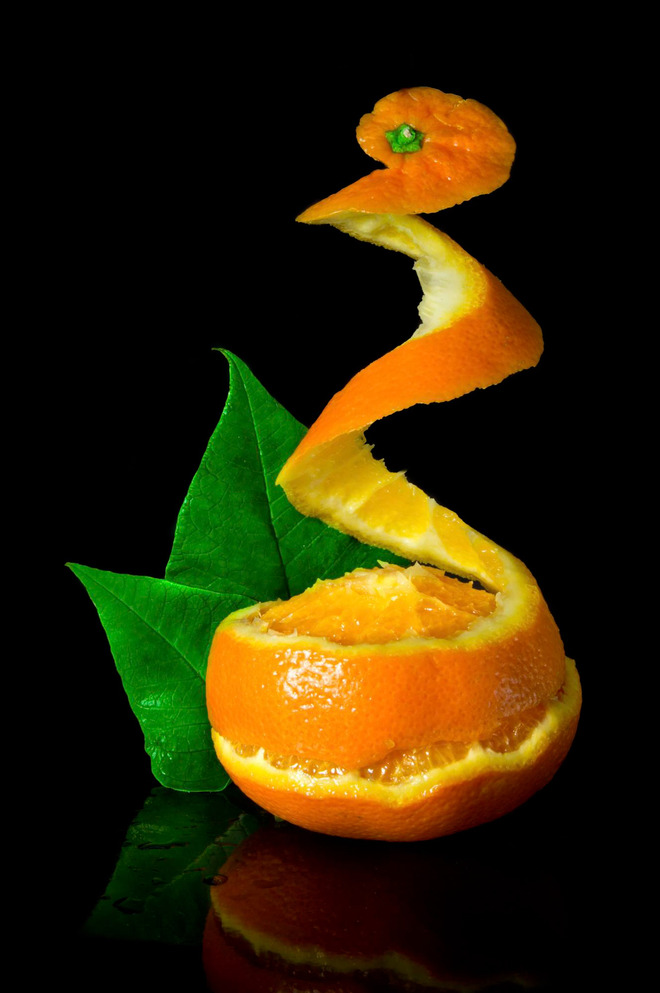 zakręcona pomarańcza