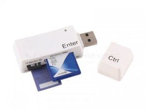Ctrl i Enter przeczytają kartę - Enter and Ctrl Keys Card Reader