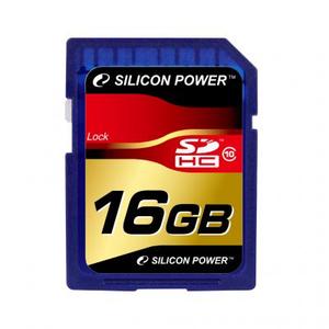 Nowa karta pamięci Silicon Power SDHC Class 10 16 GB z 10 megabajtami na sekundę