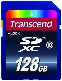 128-gigabajtowa karta SDXC firmy Transcend