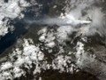 Erupcja wulkanu na zdjęciach astronauty
