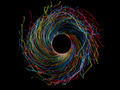 Zdjęcia czarnej dziury z rozpryskanych farb, czyli Fabian Oefner i jego Black Hole
