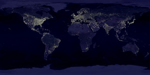 100 najbardziej zaskakujących zdjęć świata - NASA, Ziemia nocą