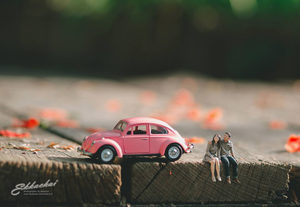 Miniaturowa fotografia ślubna