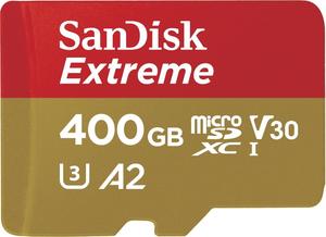 SanDisk Extreme 400GB GB UHS-I microSDXCTM - najszybsza na świecie karta pamięci flash UHS-I  