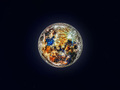 Srebrny Glob w rzeczywistości mieni się kolorami - zobacz niezwykłą fotografię Księżyca