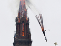 Pożar kościoła - poruszające zdjęcie 