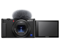 Aparat Sony ZV-1 i miniaturowa kamera 4K Handycam FDR-AX43 dla wideoblogerów