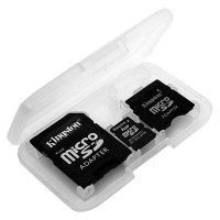 Kingston microSD:  w zestawie z adapterami miniSD i SD